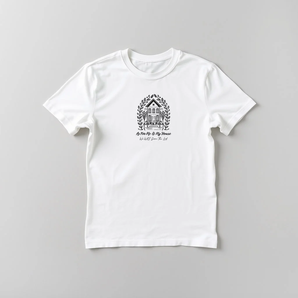 As For Me and My House We Will Serve the Lord — custom print by Terri's Closet