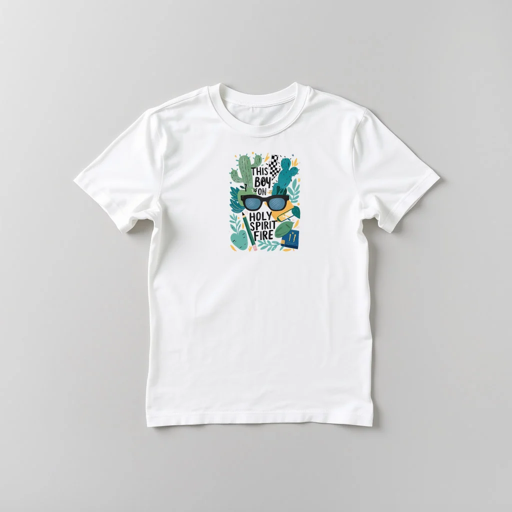 B2School This Boy is On Holy Spirit Fire — custom print by Terri's Closet