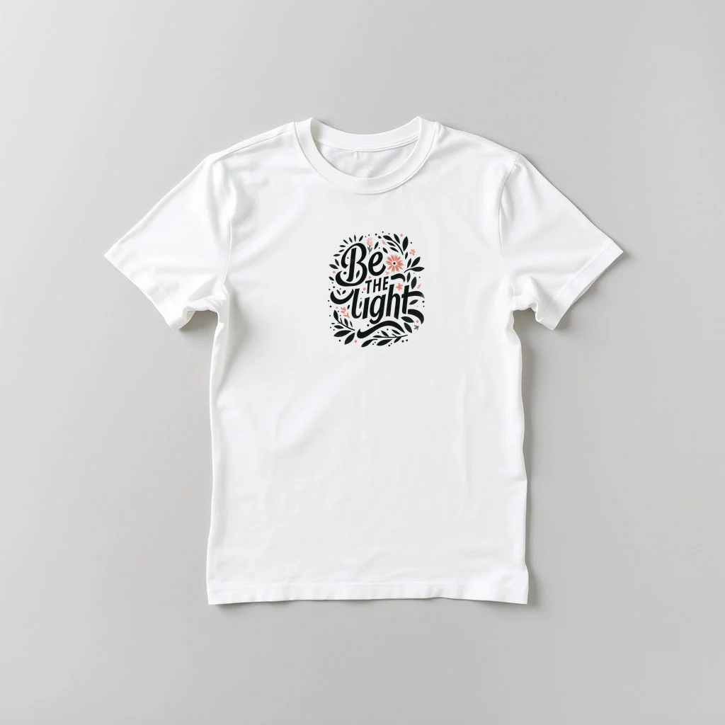 Be the light minalistic — custom print by Terri's Closet