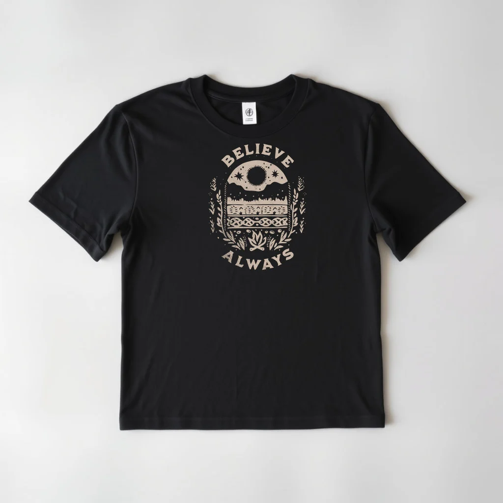 Believe Always Light Christian Magnum Ember Co — custom print by Terri's Closet