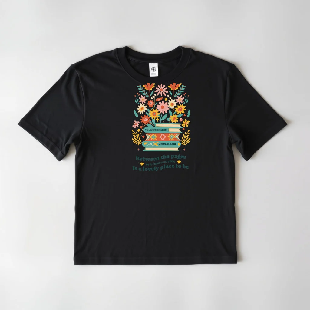 Between the pages of a Christian book — custom print by Terri's Closet