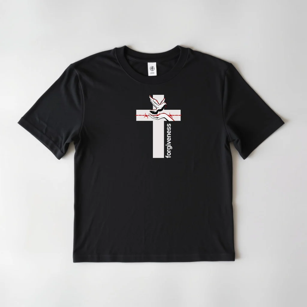 Black Design Forgiveness 1 — custom print by Terri's Closet
