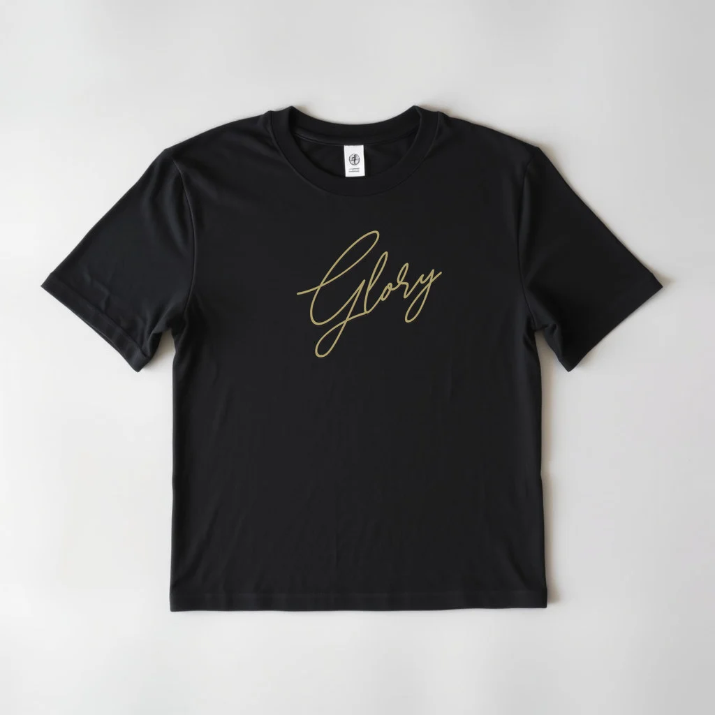 Black Design Time For His Glory 2 — custom print by Terri's Closet