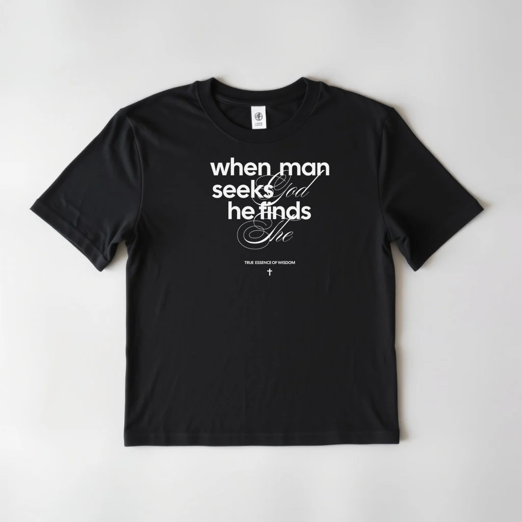 Black Design Wisdom 1 — custom print by Terri's Closet