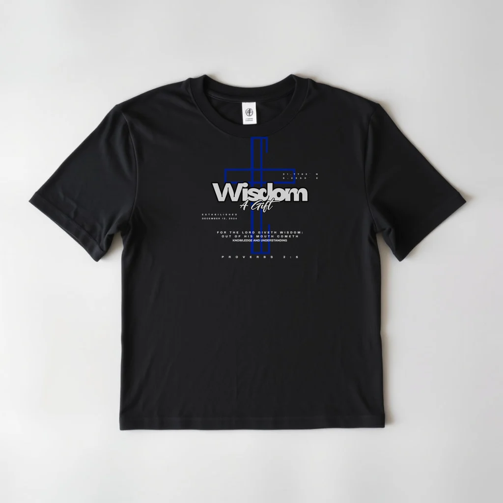 Black Design Wisdom Cross 1 — custom print by Terri's Closet