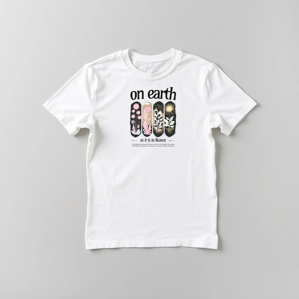 Christian On earth as it is in Heaven — custom print by Terri's Closet