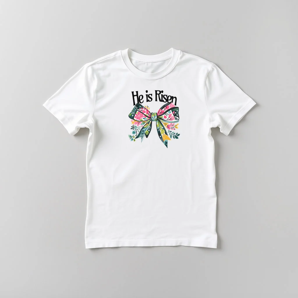 Christian He Is Risen Coquette Christian — custom print by Terri's Closet