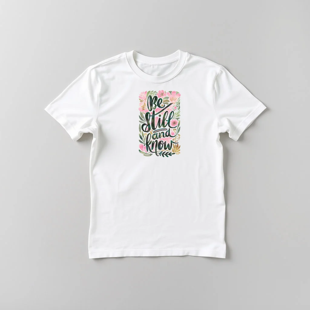 Christian Psalm 46 Be still — custom print by Terri's Closet