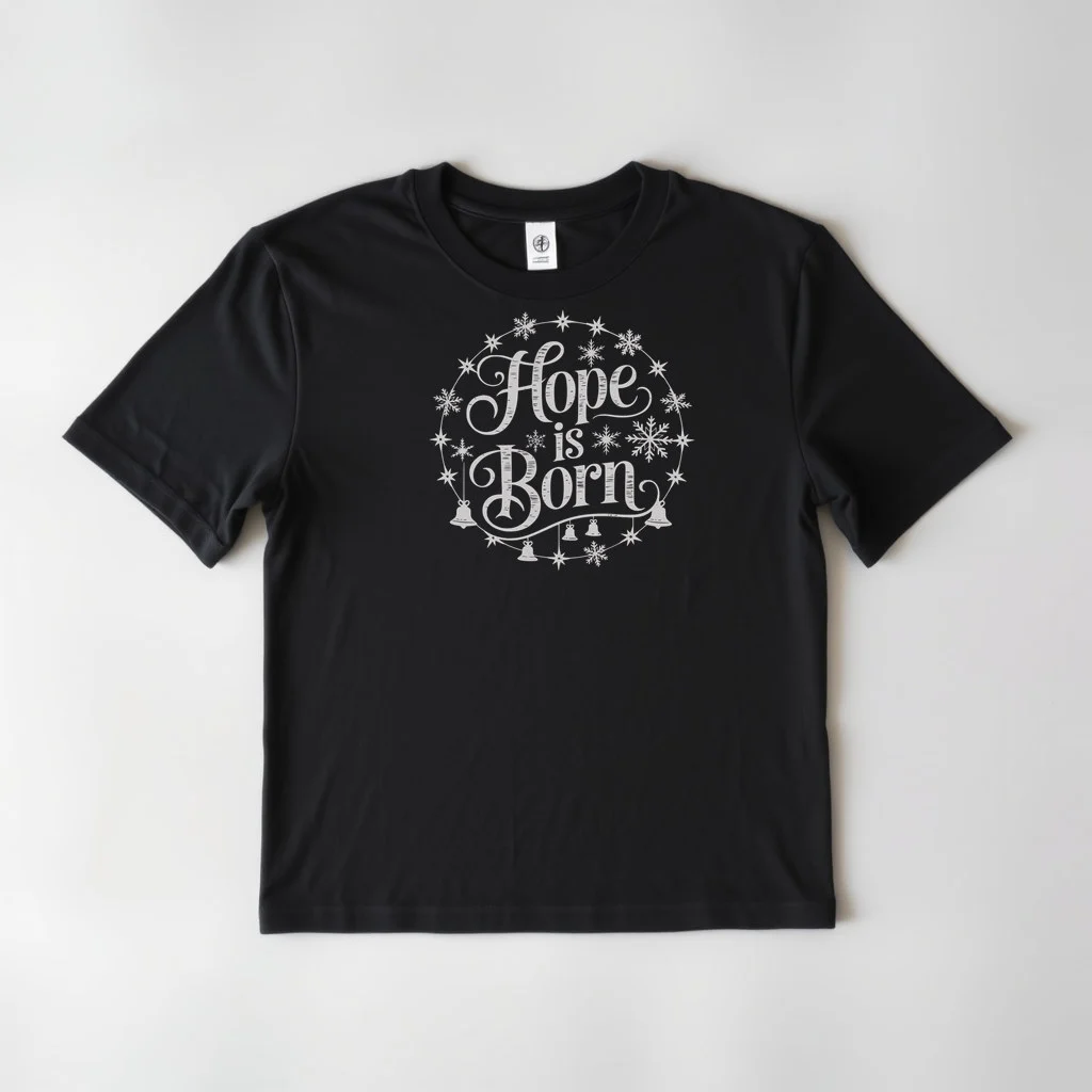 Christian Christmas Hope is Born — custom print by Terri's Closet