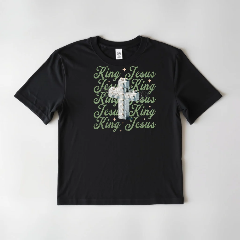 Christian Christmas Boys KingJesus — custom print by Terri's Closet