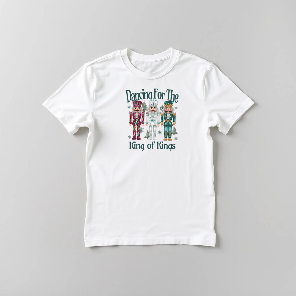 Christian Christmas Nutcracker Dancing for the King of Kings — custom print by Terri's Closet