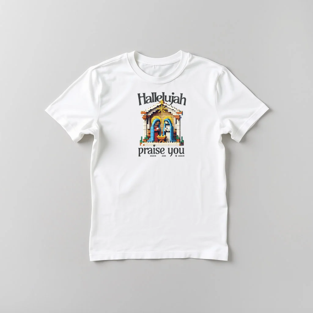 Christian Christmas Boys Halleujah — custom print by Terri's Closet