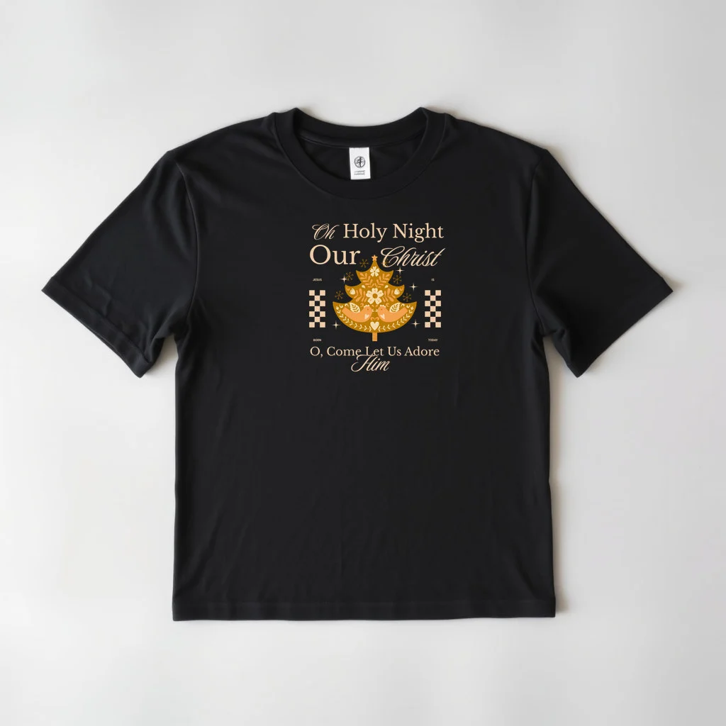 Christian Christmas Oh Holy Night Our Christ Has Come — custom print by Terri's Closet