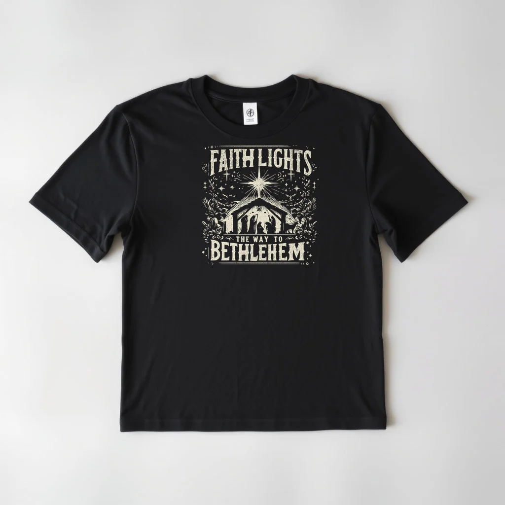 Christian Faith Lights the Way to Bethlehem — custom print by Terri's Closet