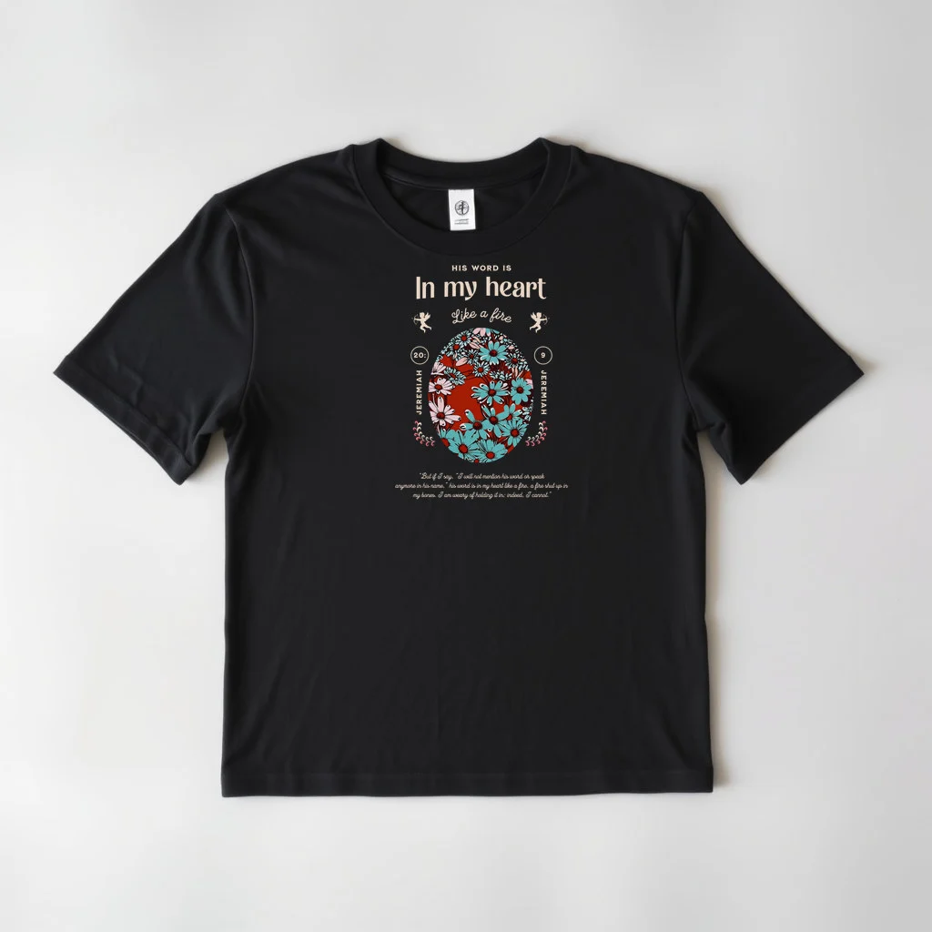 Christian His word is in my heart — custom print by Terri's Closet