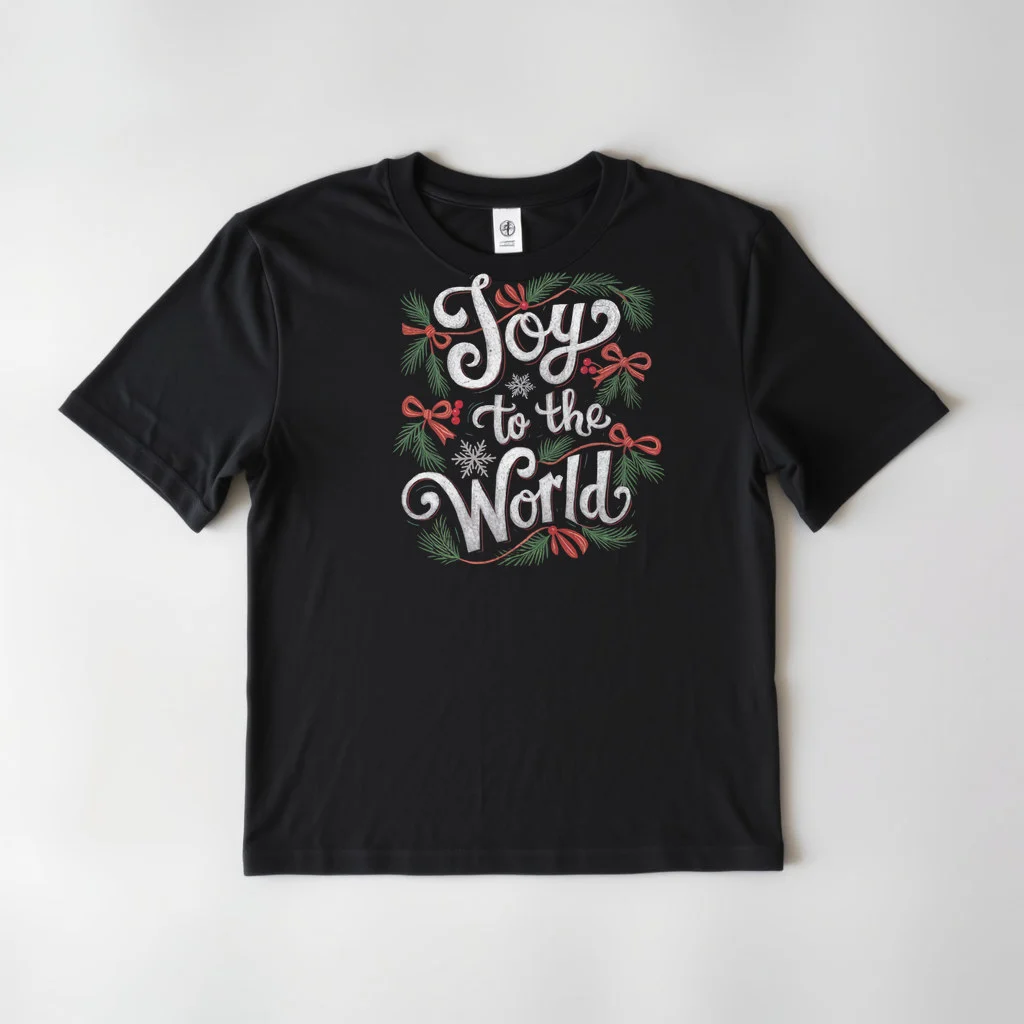 Christian Joy To the World Retro — custom print by Terri's Closet