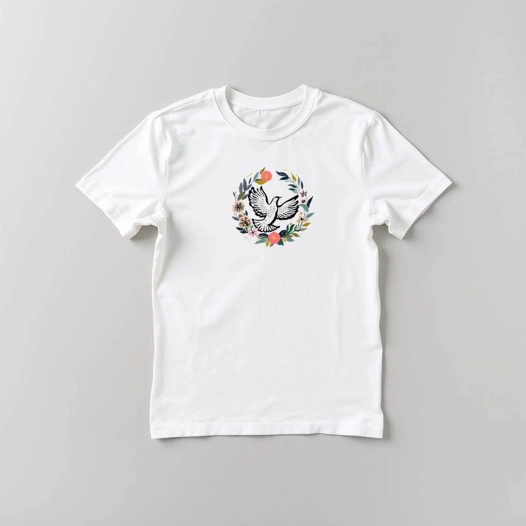 Christian Serve Him with All your Heart Pocket — custom print by Terri's Closet