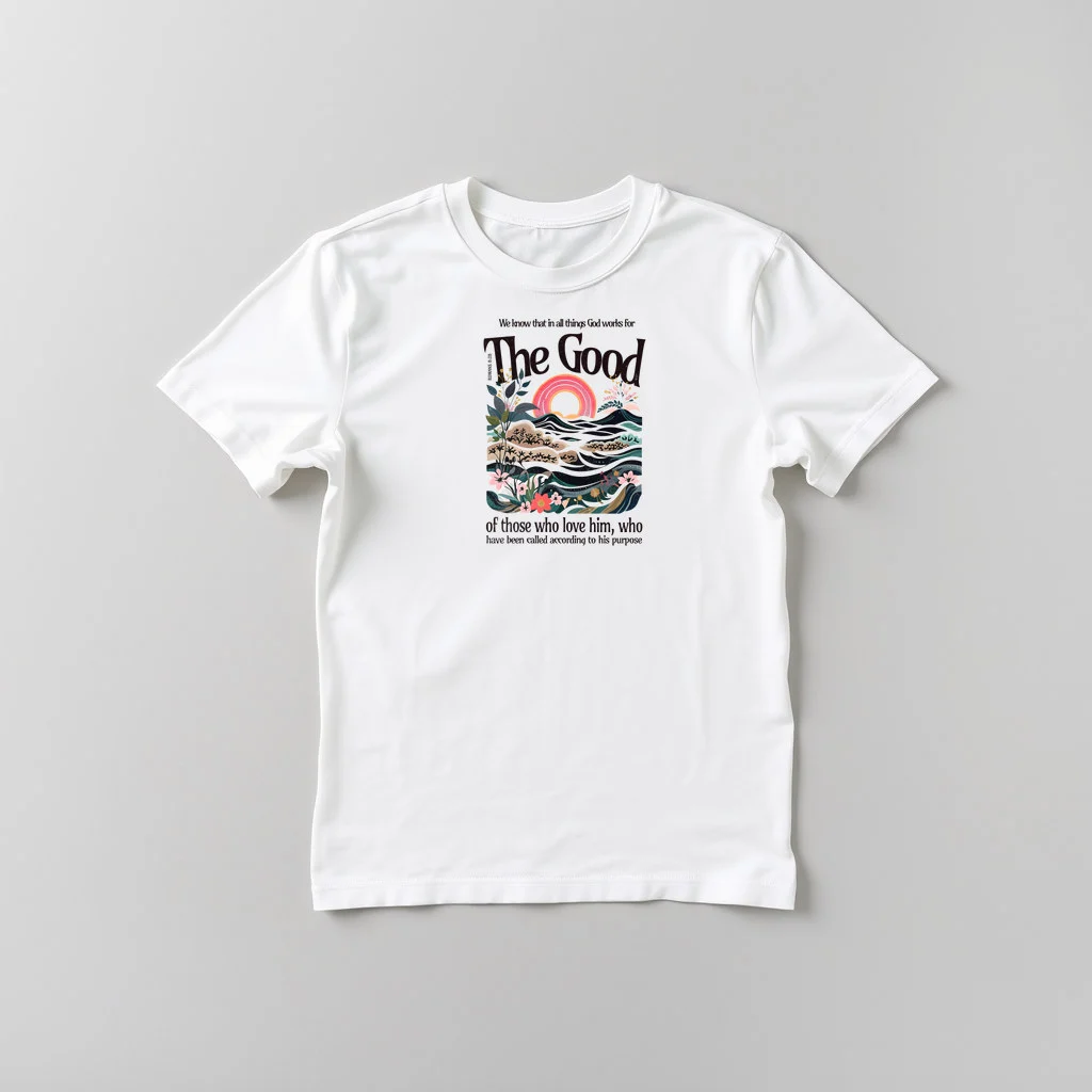 Christian We know that in all things God works for the good — custom print by Terri's Closet