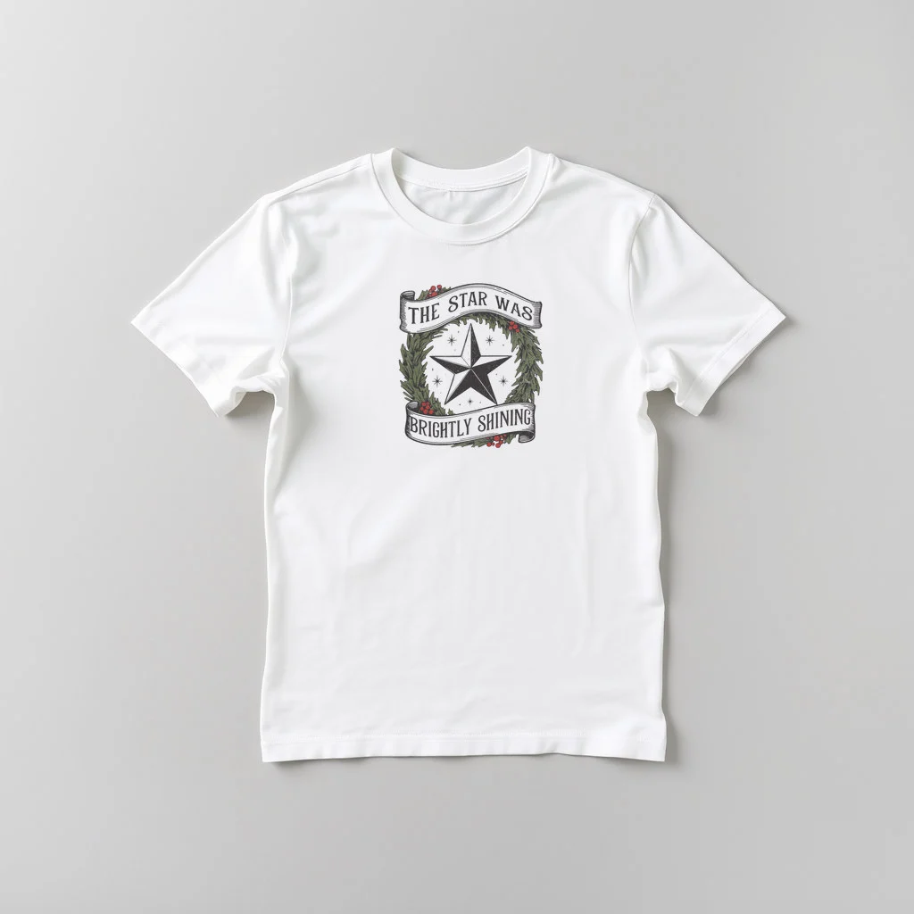 Christmas The Star Was Brightly Shining — custom print by Terri's Closet