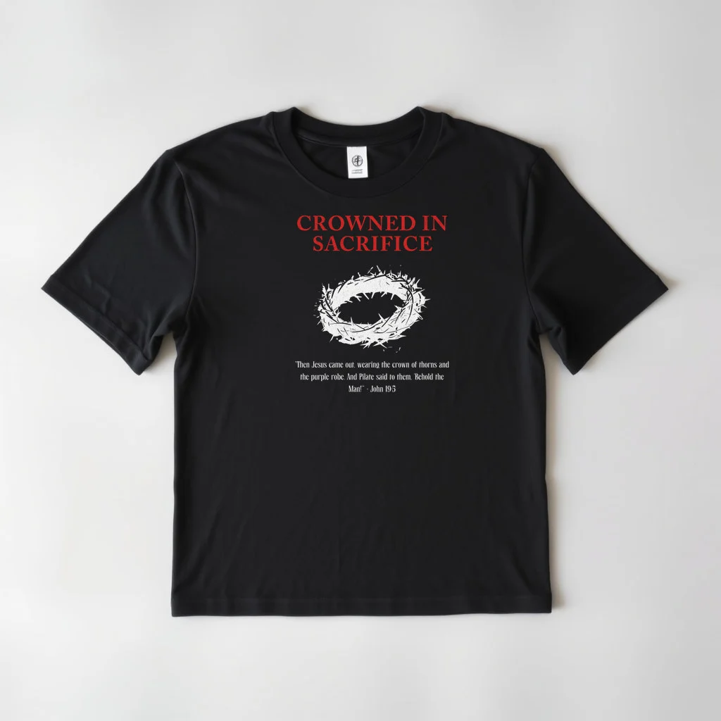 Crowned White Design — custom print by Terri's Closet