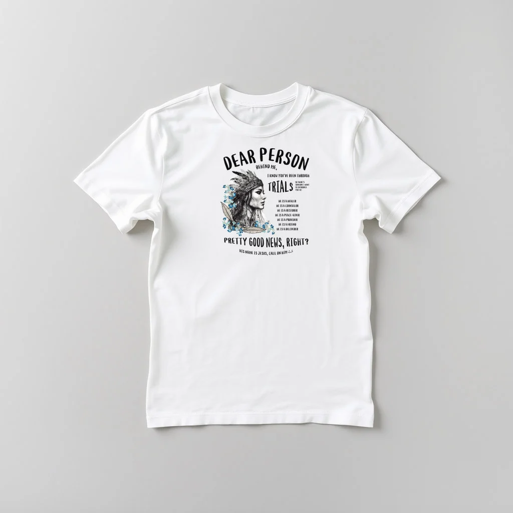 Dear Person behind me I know you ve been through some trials — custom print by Terri's Closet