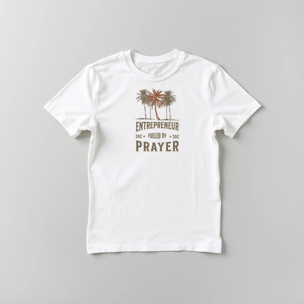 Entrepreneur Fueled By Prayer dark — custom print by Terri's Closet