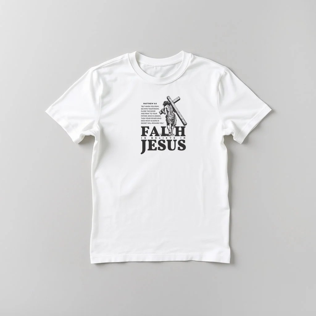 Faith Is Believe In Jesus — custom print by Terri's Closet