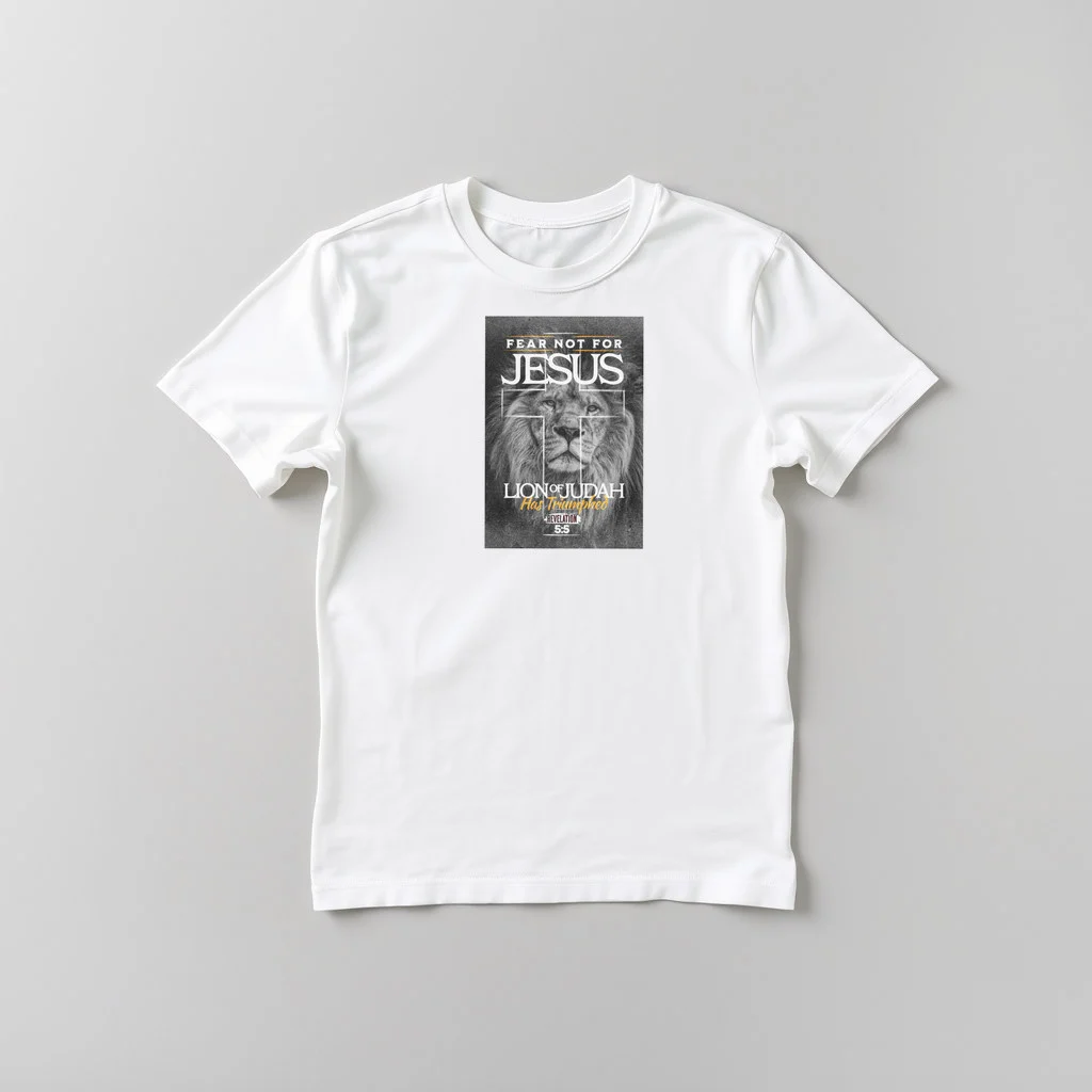 Fear not for Jesus Lion of Judah — custom print by Terri's Closet