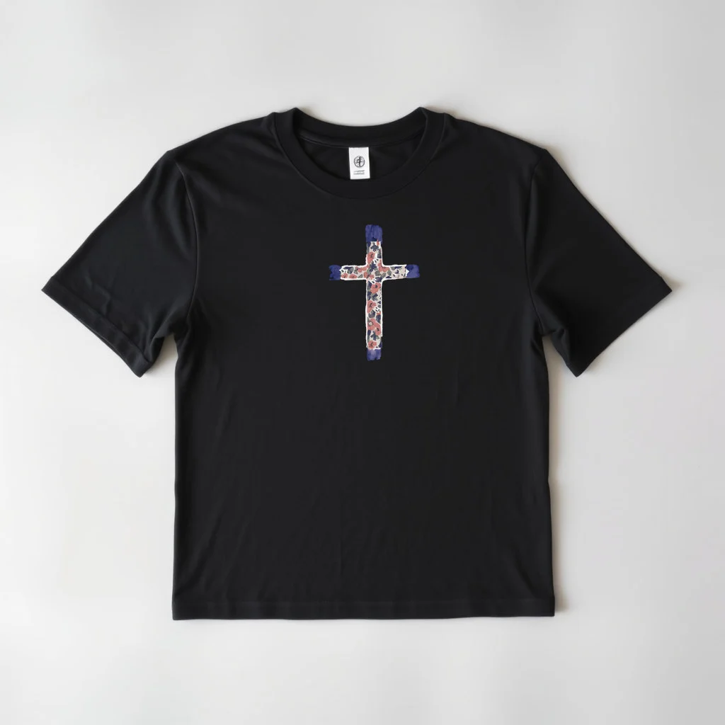 Floral Cross 3 — custom print by Terri's Closet