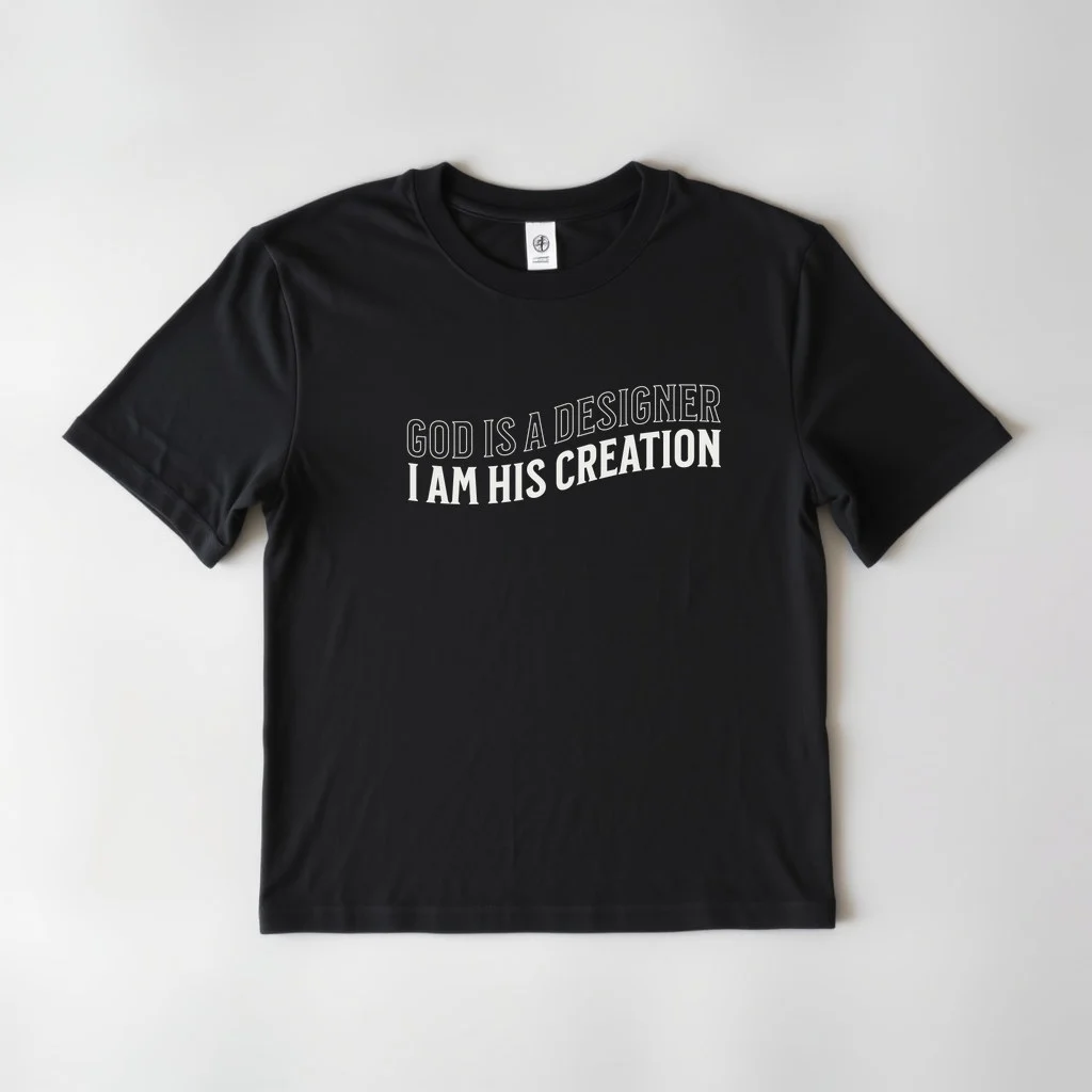 God is a Designer I am His Creation — custom print by Terri's Closet