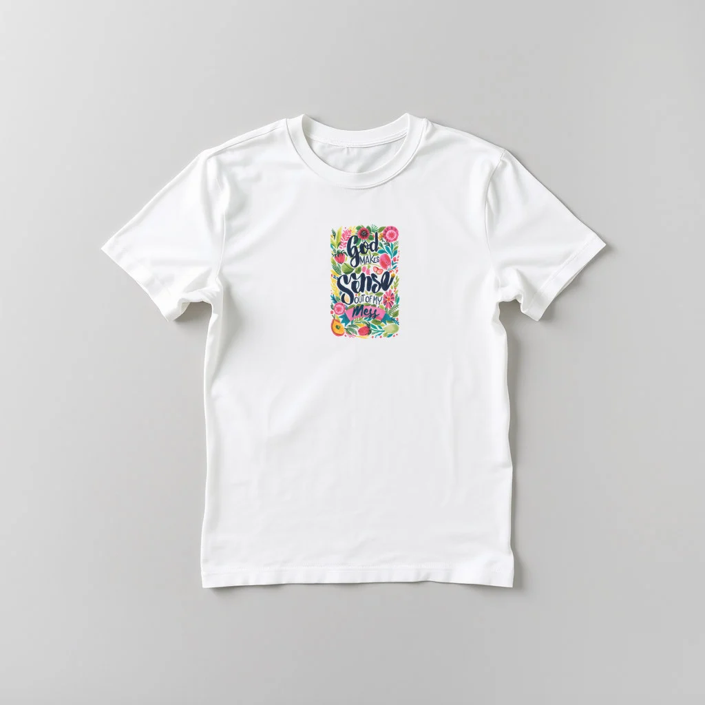 God Makes Sense Out of My Mess — custom print by Terri's Closet