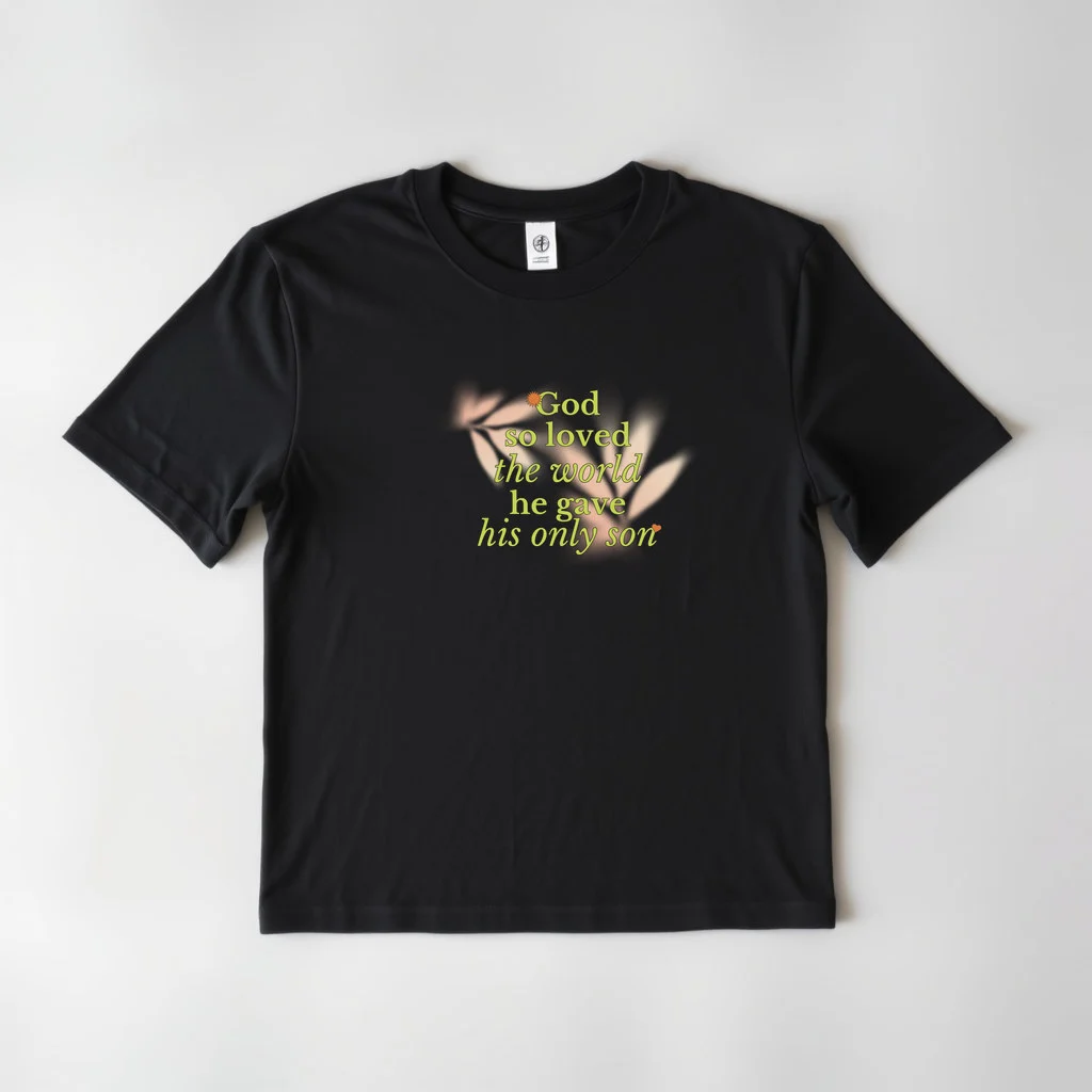 God So Loved The World John 3 16 2 — custom print by Terri's Closet