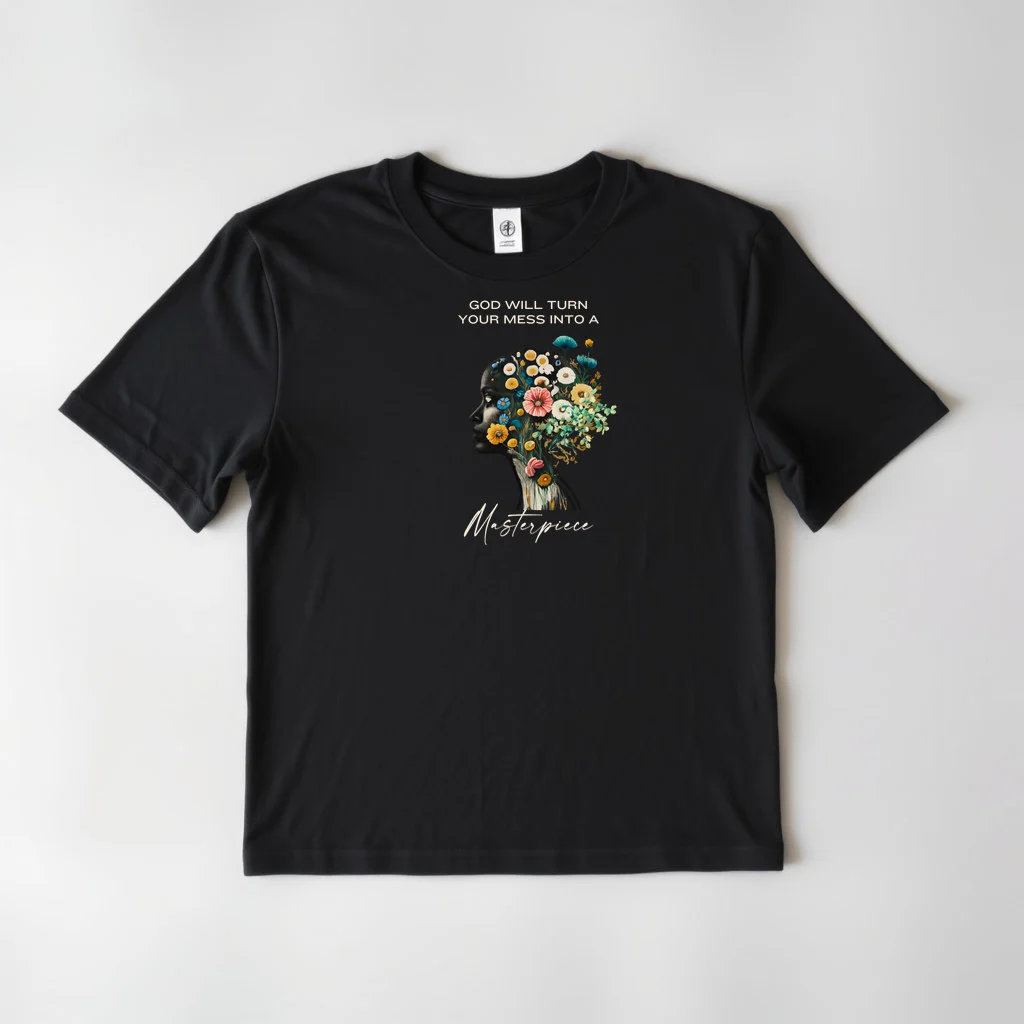 God Will Turn Your Mess Into a Masterpiece2 — custom print by Terri's Closet