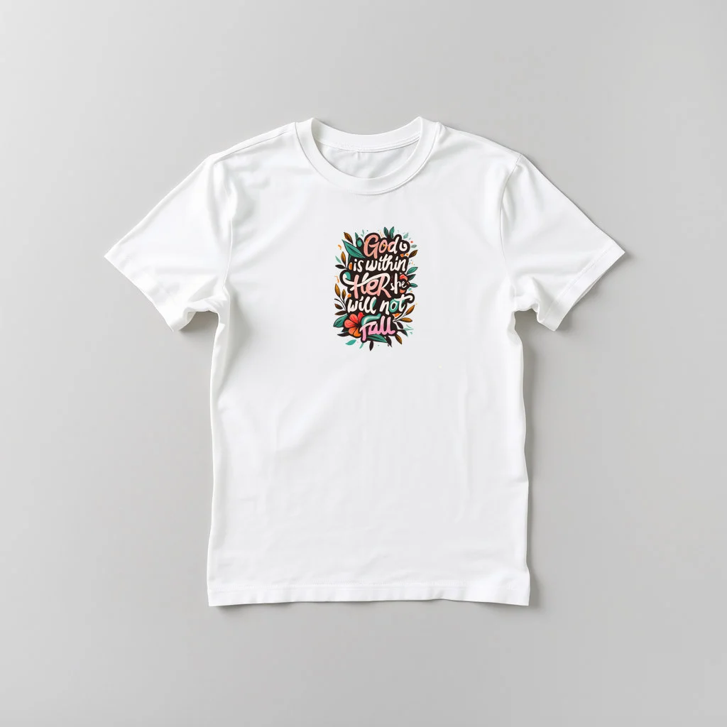 GodisWithinHerSheWillNotFall — custom print by Terri's Closet