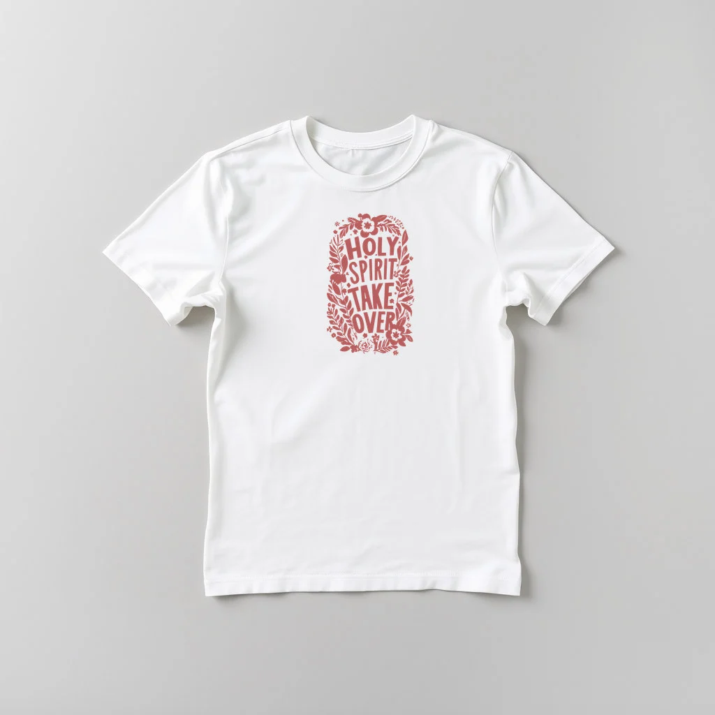 Holy Spirit Take Over Terracotta — custom print by Terri's Closet
