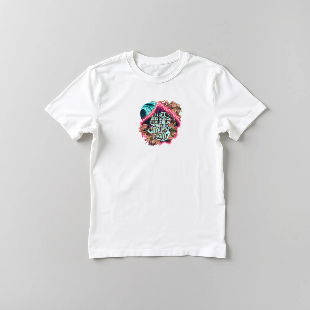 I Lift My Eyes To The Hills — custom print by Terri's Closet