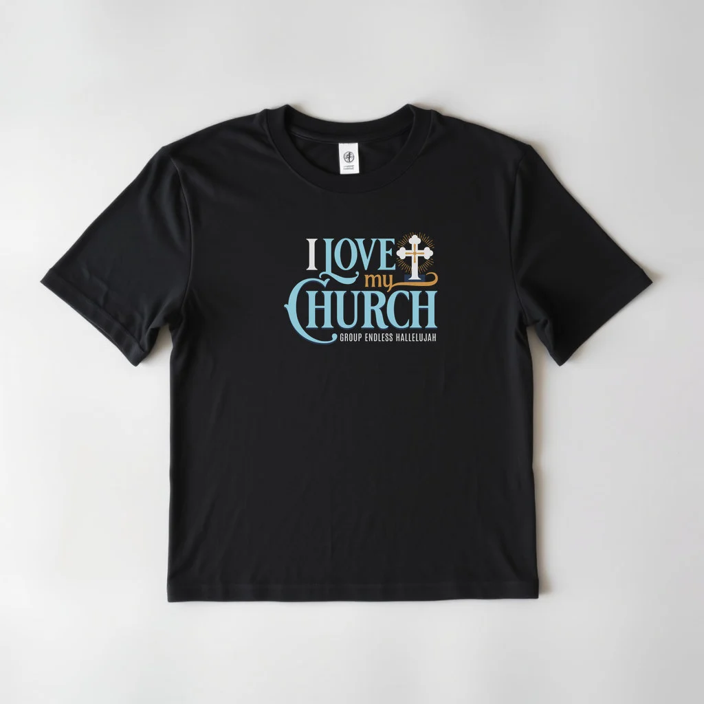 I Love My Church Christian — custom print by Terri's Closet