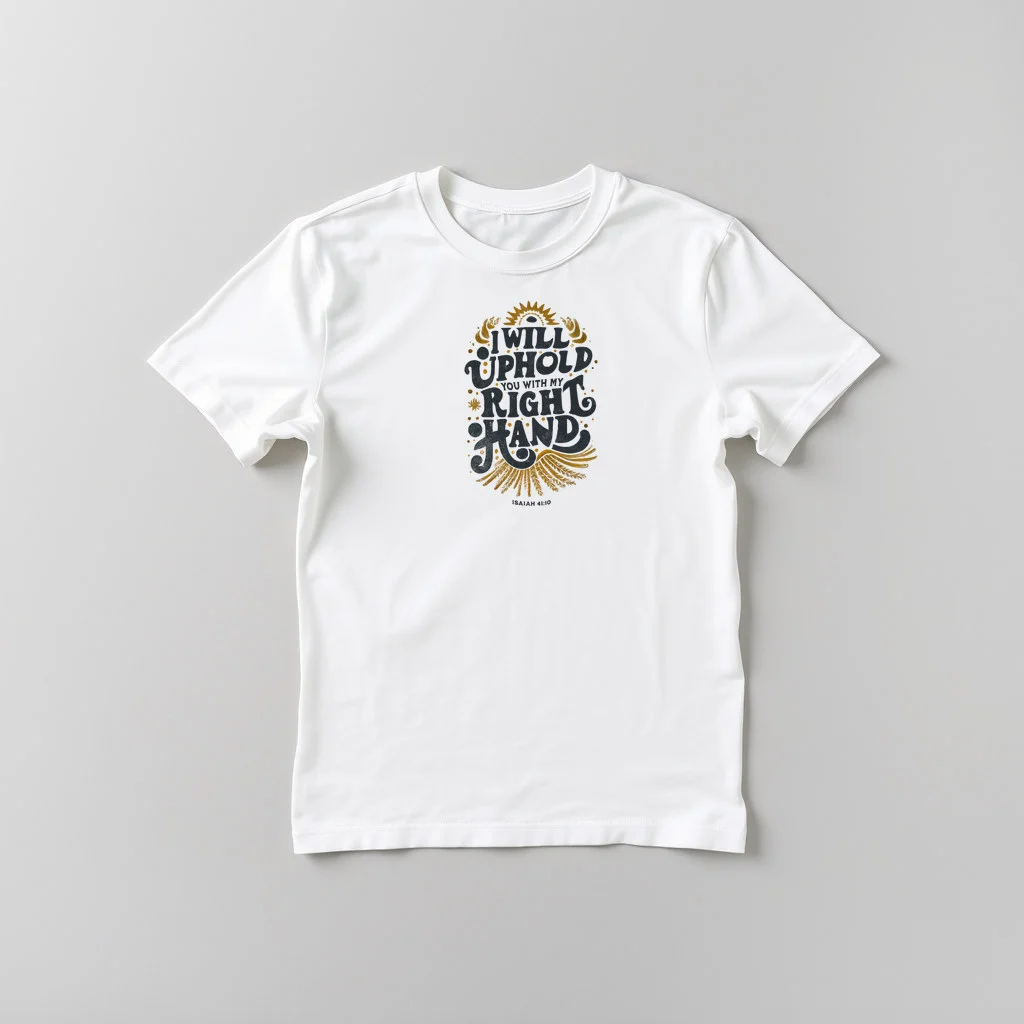 I Will Uphold You With My Righteous Hand — custom print by Terri's Closet