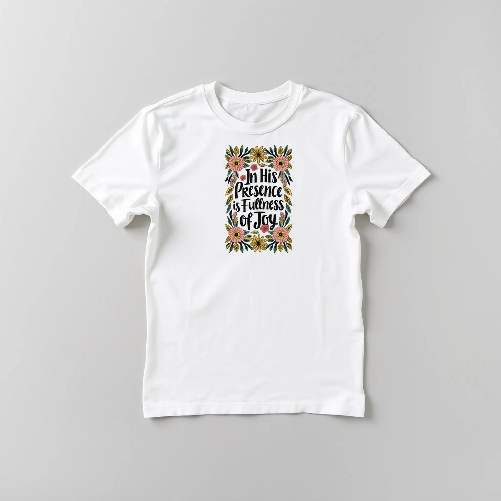 In His Presence is Fullness of joy — custom print by Terri's Closet