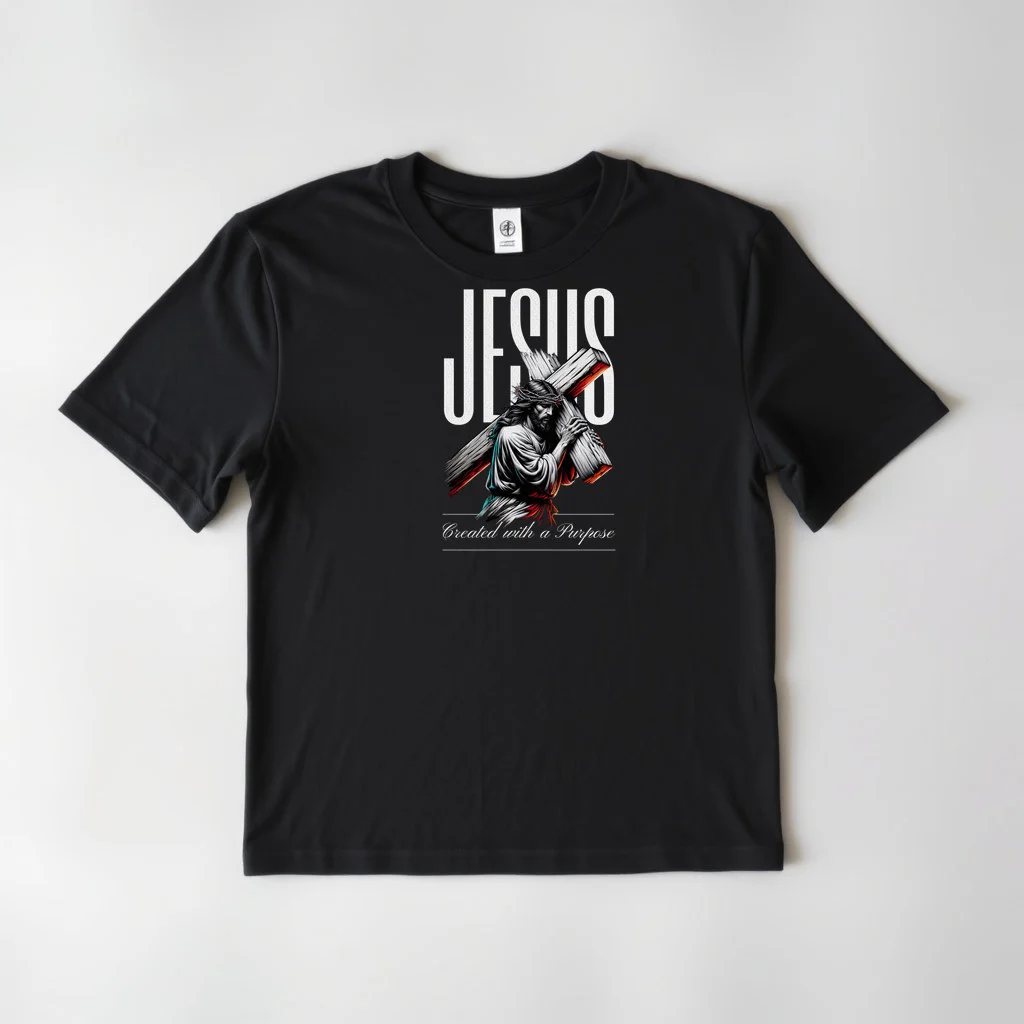 Jesus Created with a Purpose — custom print by Terri's Closet