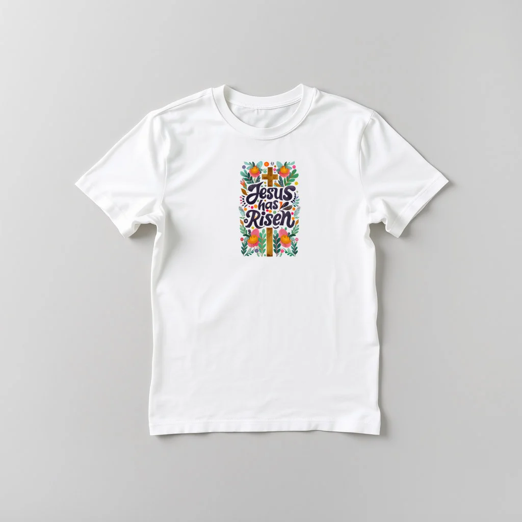 Jesus Has Risen Kids — custom print by Terri's Closet