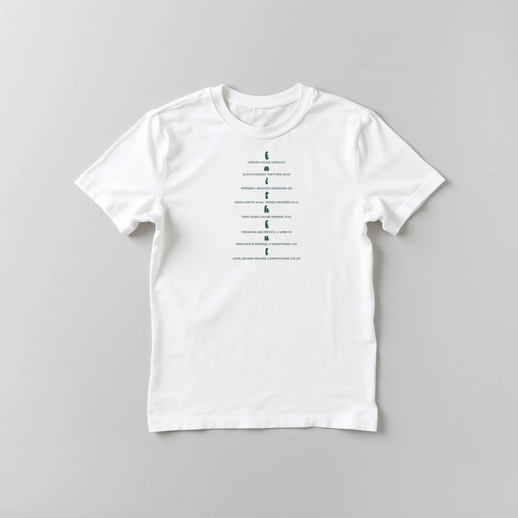 Jesus Is Faithful — custom print by Terri's Closet
