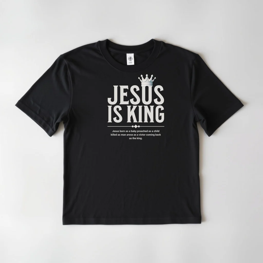 Jesus Is King — custom print by Terri's Closet