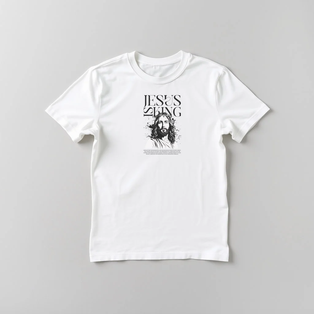 Jesus Is King T Shirt Design Template — custom print by Terri's Closet
