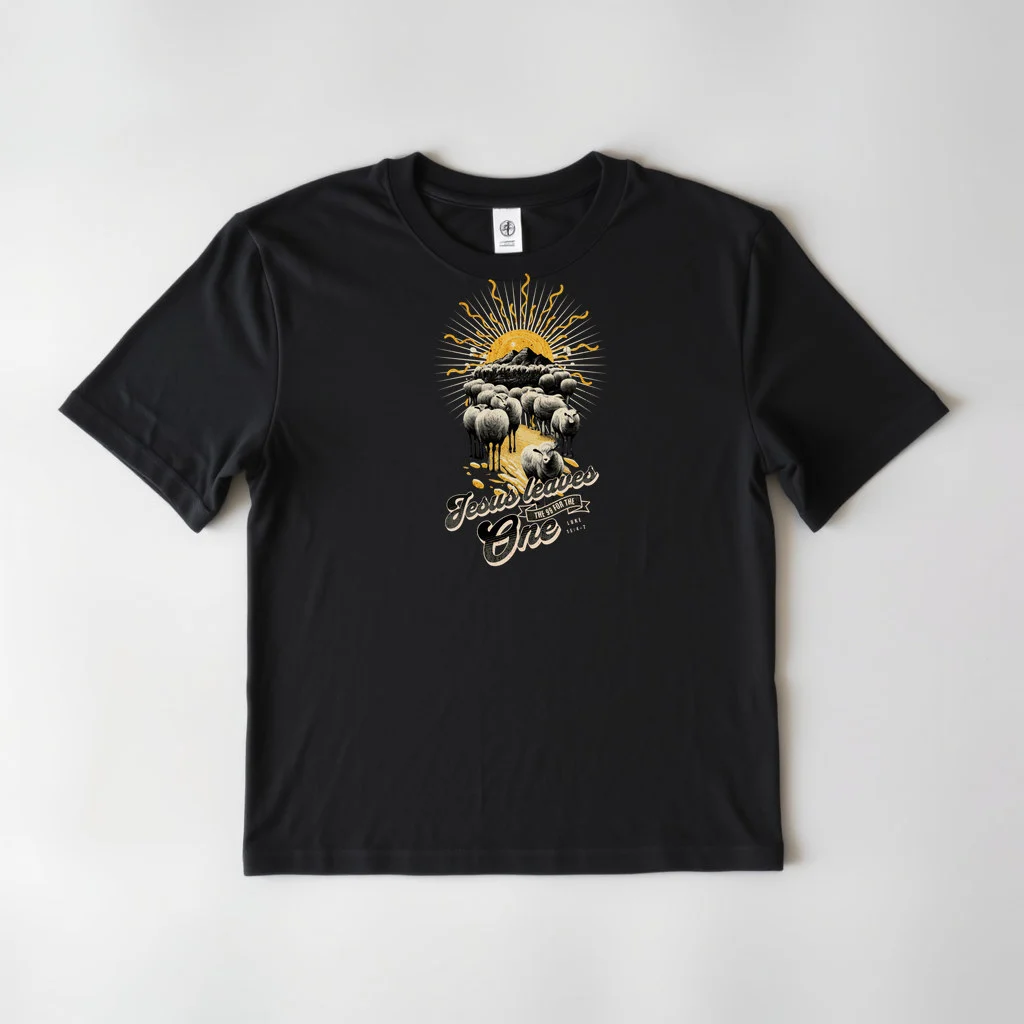 Jesus leaves the 99 — custom print by Terri's Closet
