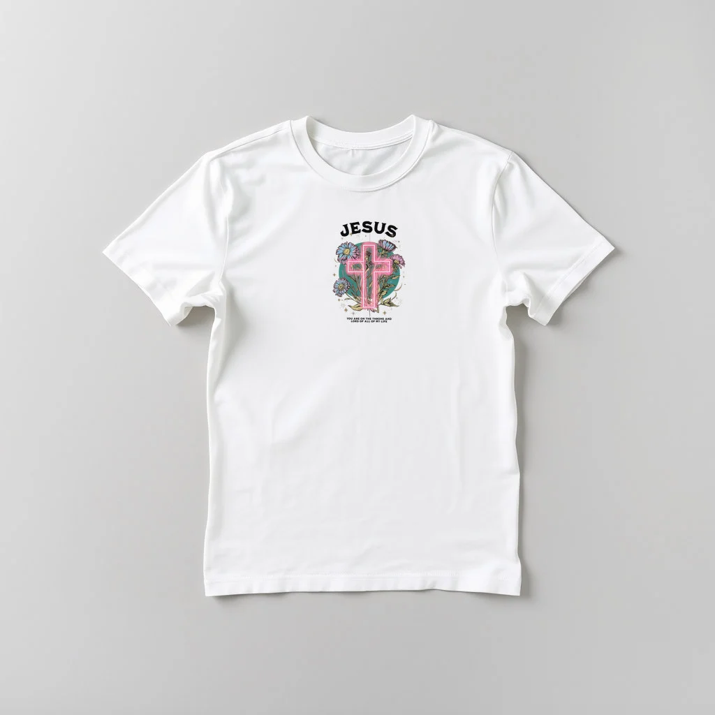 Jesus Lord of My Life Pocket — custom print by Terri's Closet