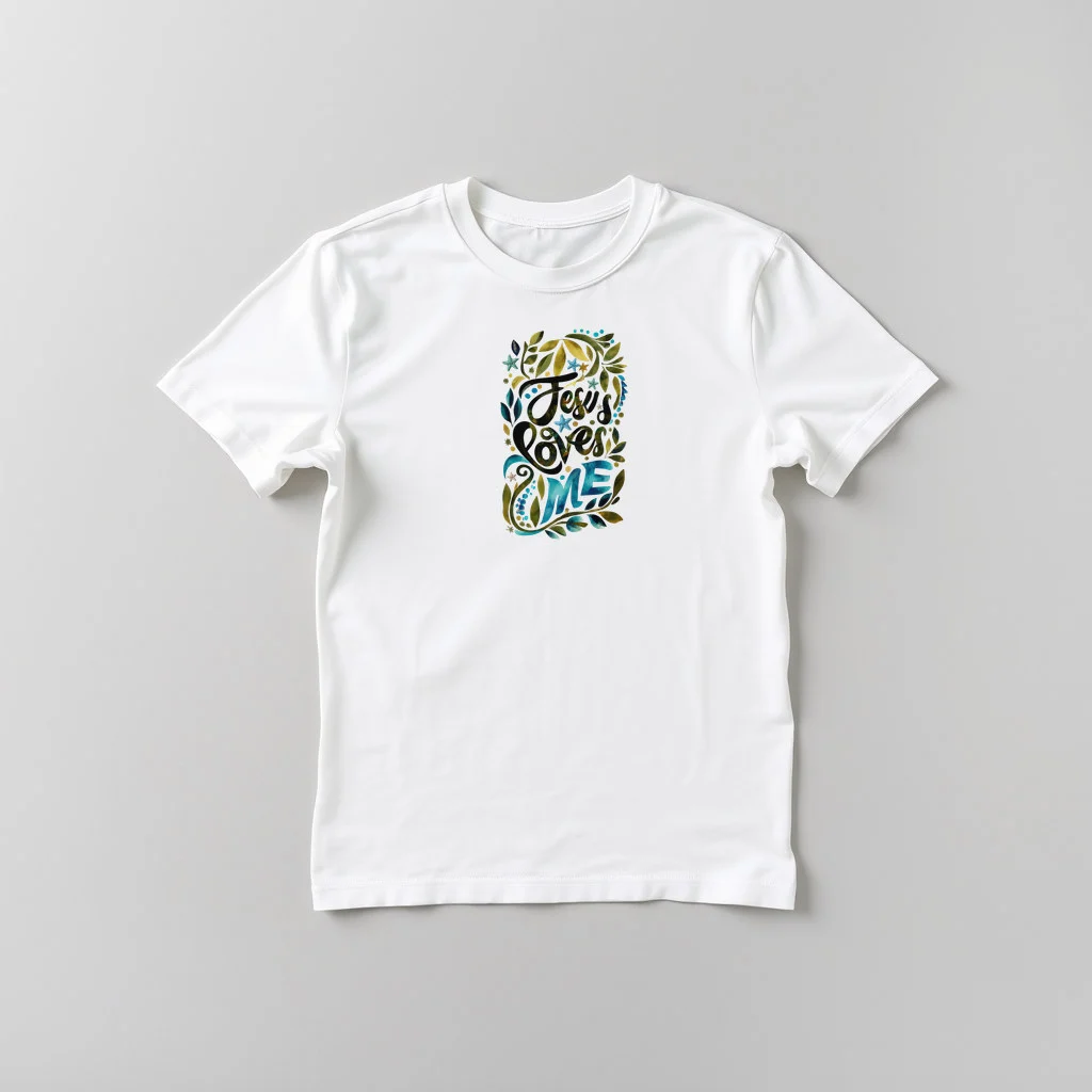 Jesus Loves Me boy2 — custom print by Terri's Closet