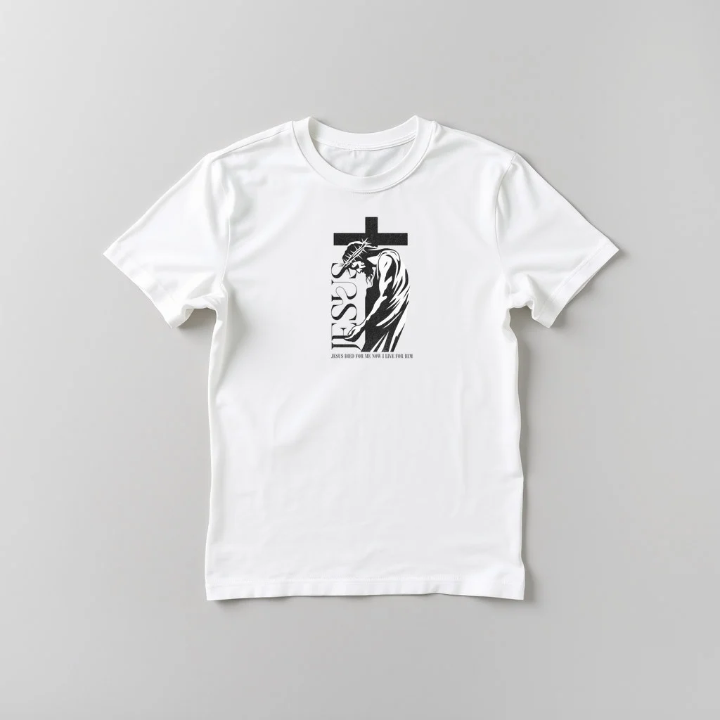 Jesus Religion T Shirt Design Template — custom print by Terri's Closet