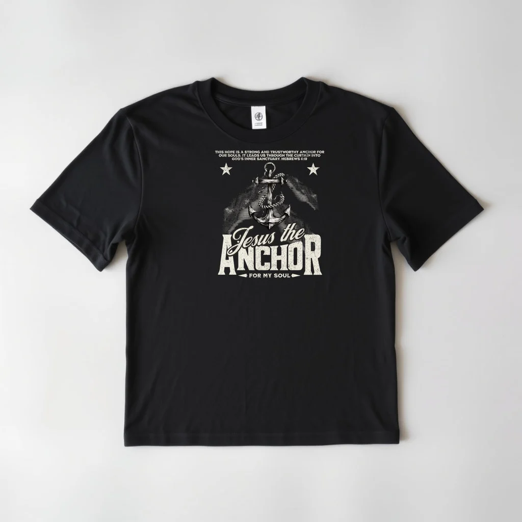 Jesus The Anchor for My Soul Light — custom print by Terri's Closet