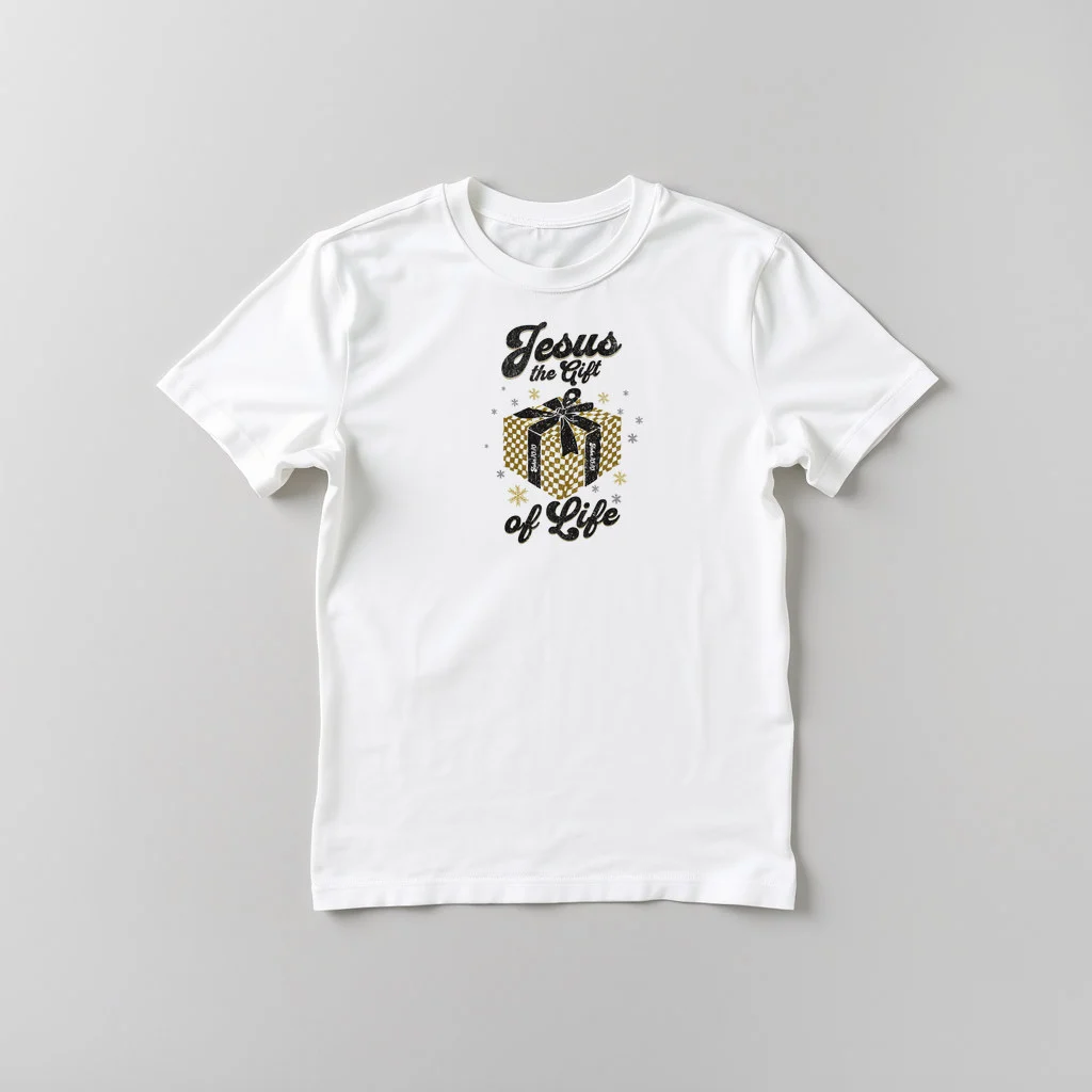 Jesus the gift of Life Black Text — custom print by Terri's Closet